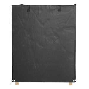 vidaXL Schommelbankhoes met 8 oogjes 125x90x135/165 cm polyetheen
