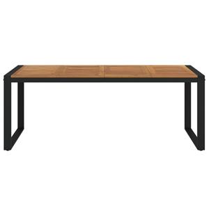 vidaXL Tuintafel met U-vormige poten 200x90x75 cm massief acaciahout