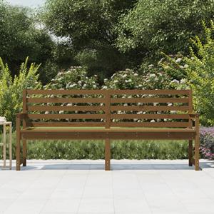 vidaXL Tuinbank 203,5x48x91,5 cm massief grenenhout honingbruin