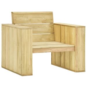vidaXL Tuinstoelen 2 st met antraciet kussens geïmpregneerd grenenhout