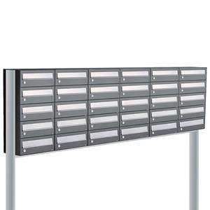 Allux Brievenbusunit Hive set vrijstaand 6-breed, 5-hoog - antraciet
