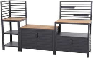 SIENA GARDEN Gartentisch Sierra, outdoor-kitchen, niedriges Mittelelement