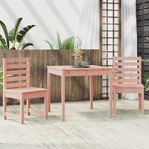 Vidaxl 3-tlg. Garten-bistro-set Massivholz Douglasie