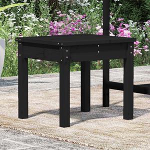 Vidaxl Gartenbank Schwarz 50x44x45 Cm Massivholz Kiefer