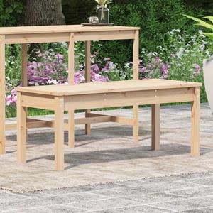 vidaxl Tuinbank 109x44x45 cm massief grenenhout