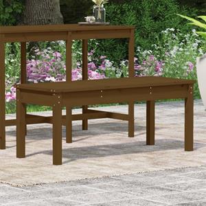 Vidaxl Gartenbank Honigbraun 109x44x45 Cm Massivholz Kiefer