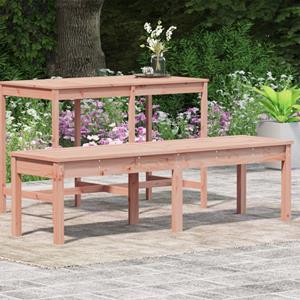 Vidaxl Gartenbank 2-sitzer 159,5x44x45 Cm Massivholz Douglasie