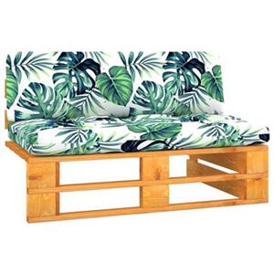 VIDAXL Garten-paletten-mittelsofa Honigbraun Impregniertes Kiefernholz