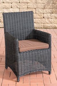 CLP Stuhl Fontana / Sankt Marlo Terrabraun 5mm Schwarz