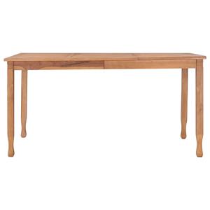 Garten-Esstisch 150x90x75 cm Teak Massivholz vidaXL - Braun