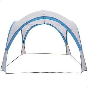 HIXA Aktive Partytent - Tent - Event helter - Overzet - Wit - Blauw - 320x320x260cm