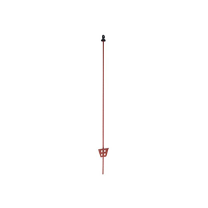 Prikpaal 105cm verenstaal met krul