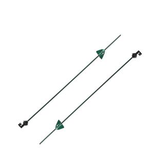 Koltec Veerstaal paal ovaal groen 105cm