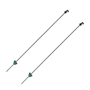 Koltec Veerstaal paal ovaal groen 140cm