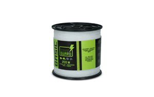 Schriklint 200 meter, 20mm wit