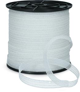 Basic afrasteringslint wit 20mm/200m 9 RVS draden