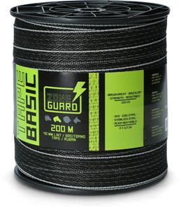 ZoneGuard Zwart lint 200 meter 40 millimeter