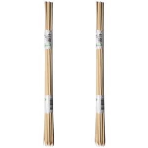 Nature 100x stuks splitbamboe / bamboestokjes 30 cm - plantensteun / tonkinstokken -