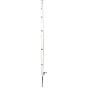 Classic Kunsstof Paal 105Cm, Enkele Trede, Wit (5 Stuks)