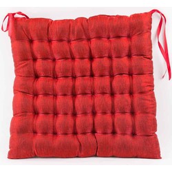 Fine Asianliving Chinese Stoelkussen Zijde Rood 40x40cm