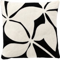 Dutch Decor ELINA - Kussenhoes Raven  45x45 cm - zwart - 