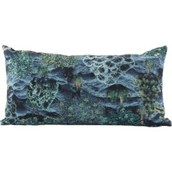 Light&Living Kussen 60x30 cm SANABIA petrol/groen