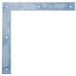 Poorthoek Galvanisch Blauw 200x200x30mm
