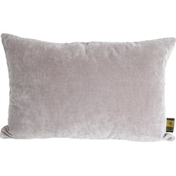 PTMD Collection PTMD Floo Brown cotton velvet cushion rectangle