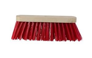 Betra Straatbezem pvc vrij 30cm rood afgerond