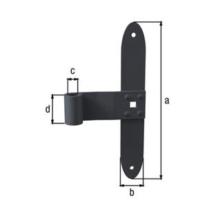 ALBERTS Middenheng Recht 200x30mm