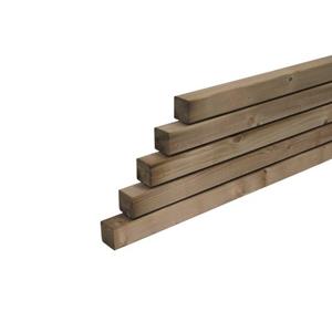 Praxis Tuinpaal Vierkant Geïmpregneerd 6,8x6,8x300cm