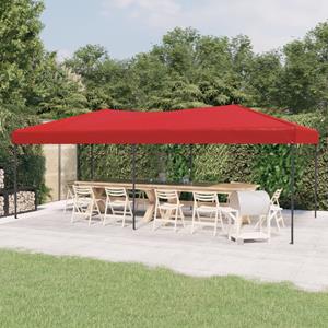 Partytent inklapbaar 3x6 m rood