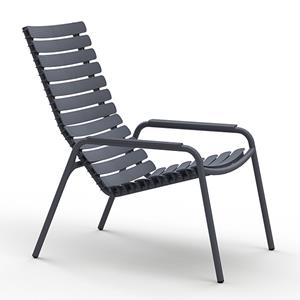 Houe-collectie Loungestoel ReCLIPS antraciet