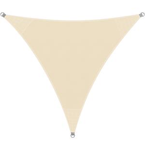 Detex Sonnensegel HDPE Dreieck Creme 3x3x3m