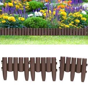 Gardebruk Beeteinfassung 2er-Set Braun 4,48m