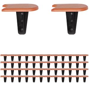 Prosperplast Gazonrand 2 stuks Terracotta 7,6m