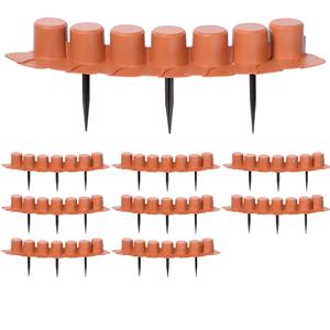 Prosperplast Gazonrand 3 stuks Terracotta 12,15m