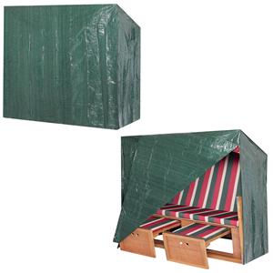 Kingsleeve Strandstoelhoes Groen 165x125x90cm