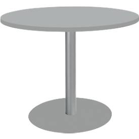 Schäfer Shop Select Schäfer Shop  Select Tafel met schotelvoet, Ø 1000 x H 717 mm, lichtgrijs