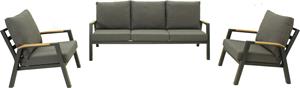 Relax Sofaset Sumatra 3-Delig Royal Grey