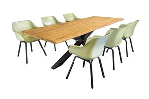 Relax Diningset Toscane Sophie 260 cm Groen