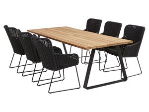 4 Seasons Outdoor Diningset Wing Basso 240 cm