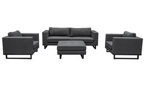 Bon Dia Loungebank Ego Sooty-Black 2-Zits