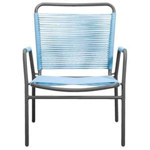 Leen Bakker Loungefauteuil Cartagena - blauw - 78x69x61 cm