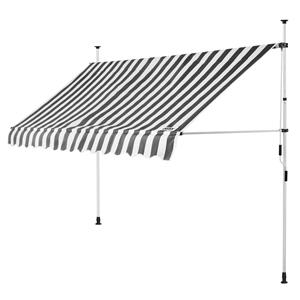 Detex Klemluifel Wit/Grijs 350cm