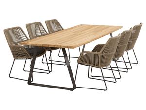 4 Seasons Outdoor Diningset Ramblas Basso 240 cm