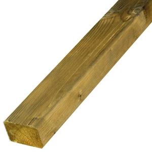 Elephant Balk Geïmpregneerd Vuren licht groen 45 x 68 mm (1,80 mtr)