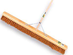 Plusjop Zaalveger Kokos  SOLIDE 100 cm IKAPÉ steel 160 x 2,8 cm brede stokhouder