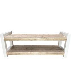 Wood4you  Tuinbank - London - 120Lx40Hx38D cm wit