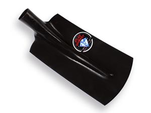 Plusjop Kabelschop AD zwart 16 cm,  ½  opgebogen, onderkant recht